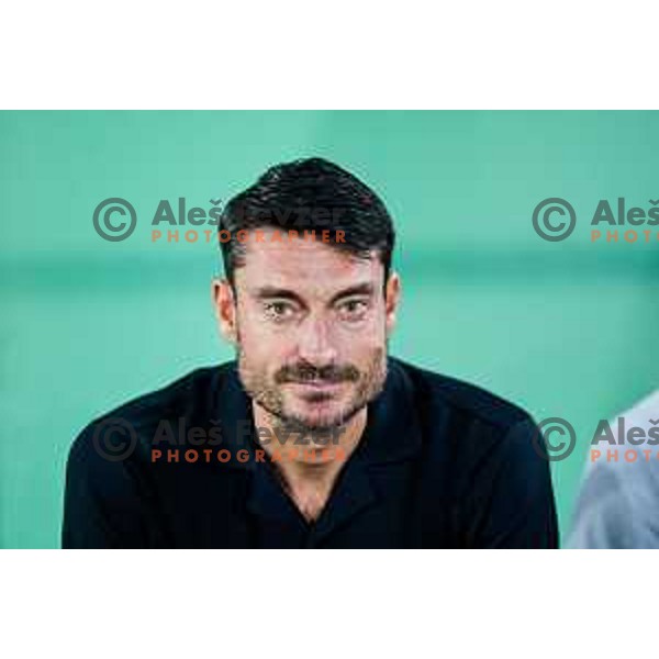 Albert Riera, head coach of Celje during Prva liga Telemach 2025/2026 football match between Primorje and Celje in Ajdovscina, Slovenia on September 21, 2025
