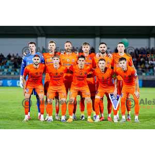 in action during Prva liga Telemach 2025/2026 football match between Primorje and Celje in Ajdovscina, Slovenia on September 21, 2025
