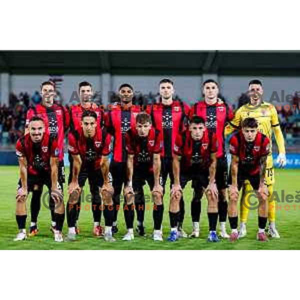 in action during Prva liga Telemach 2025/2026 football match between Primorje and Celje in Ajdovscina, Slovenia on September 21, 2025