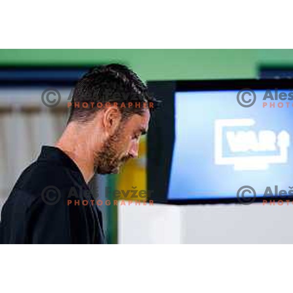 Albert Riera, head coach of Celje during Prva liga Telemach 2025/2026 football match between Primorje and Celje in Ajdovscina, Slovenia on September 21, 2025