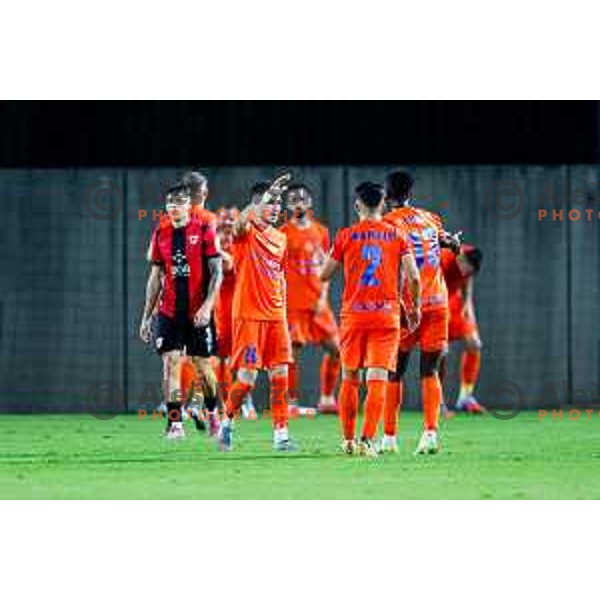 in action during Prva liga Telemach 2025/2026 football match between Primorje and Celje in Ajdovscina, Slovenia on September 21, 2025