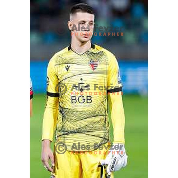 Denis Pintol in action during Prva liga Telemach 2025/2026 football match between Primorje and Celje in Ajdovscina, Slovenia on September 21, 2025