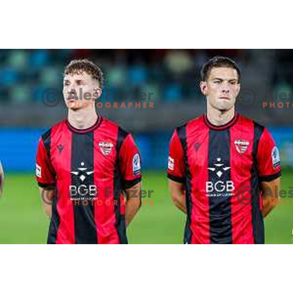 in action during Prva liga Telemach 2025/2026 football match between Primorje and Celje in Ajdovscina, Slovenia on September 21, 2025