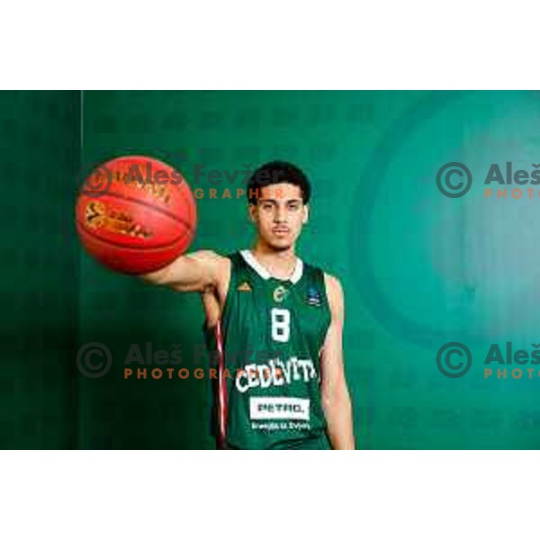 of Cedevita Olimpija during official photo shooting for 2025/2026 basketball season in Ljubljana, Slovenia on September 22, 2025