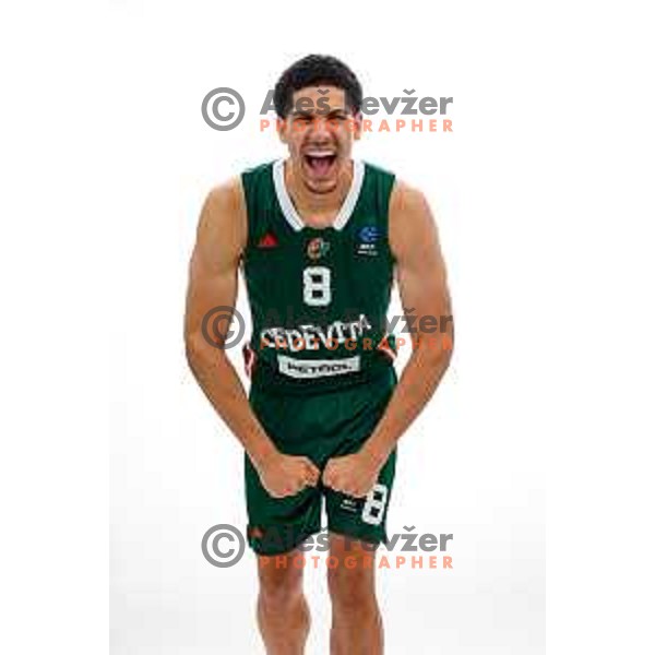 of Cedevita Olimpija during official photo shooting for 2025/2026 basketball season in Ljubljana, Slovenia on September 22, 2025