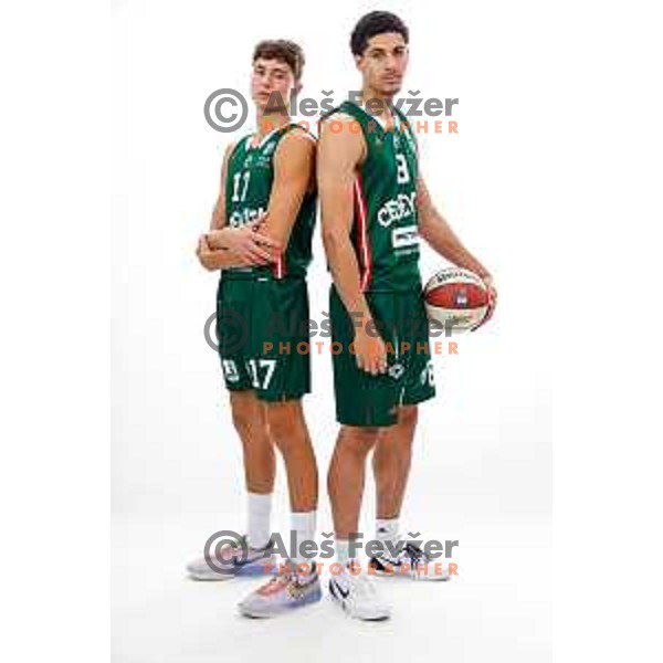 of Cedevita Olimpija during official photo shooting for 2025/2026 basketball season in Ljubljana, Slovenia on September 22, 2025