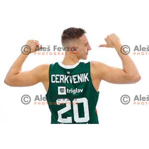 of Cedevita Olimpija during official photo shooting for 2025/2026 basketball season in Ljubljana, Slovenia on September 22, 2025