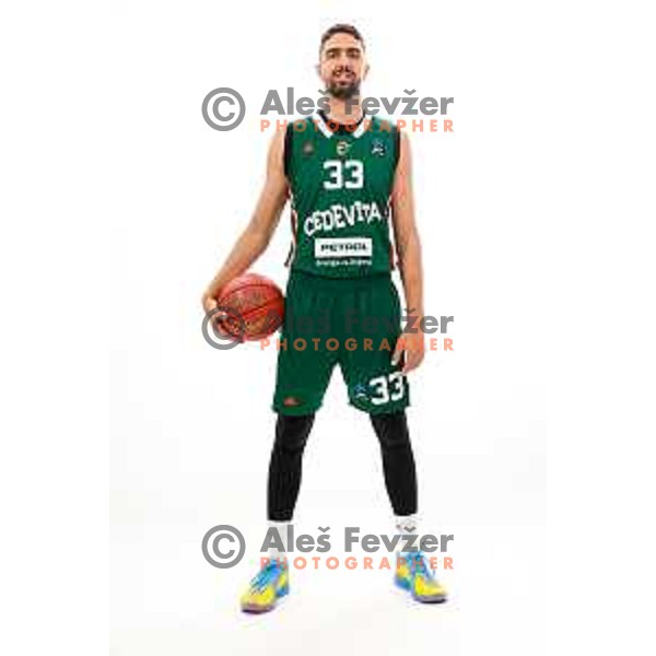 of Cedevita Olimpija during official photo shooting for 2025/2026 basketball season in Ljubljana, Slovenia on September 22, 2025