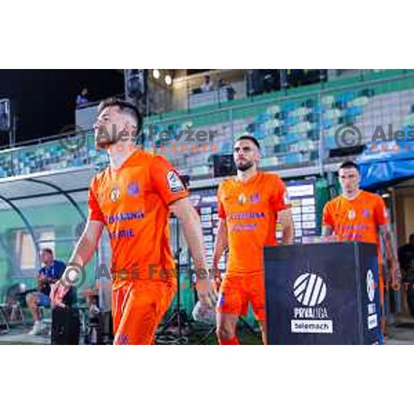 in action during Prva liga Telemach 2025/2026 football match between Primorje and Celje in Ajdovscina, Slovenia on September 21, 2025