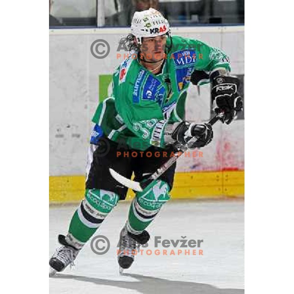 Frank Banham at ice hockey match Tilia Olimpija- KAC in EBEL league, played in Hala Tivoli, Ljubljana, Slovenia 31.10.2008 