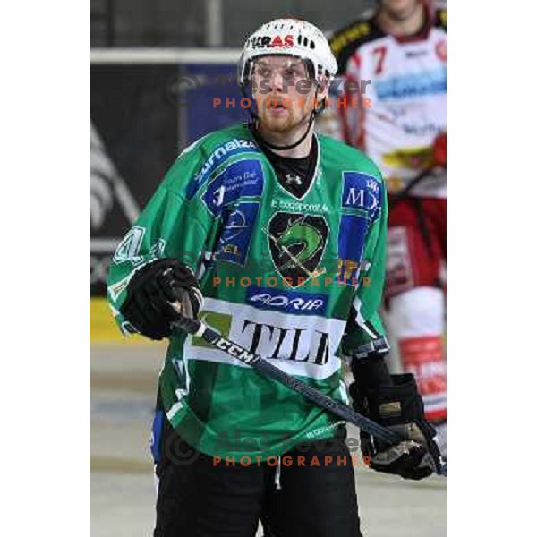 Andrej Tavzelj at ice hockey match Tilia Olimpija- KAC in EBEL league, played in Hala Tivoli, Ljubljana, Slovenia 31.10.2008 