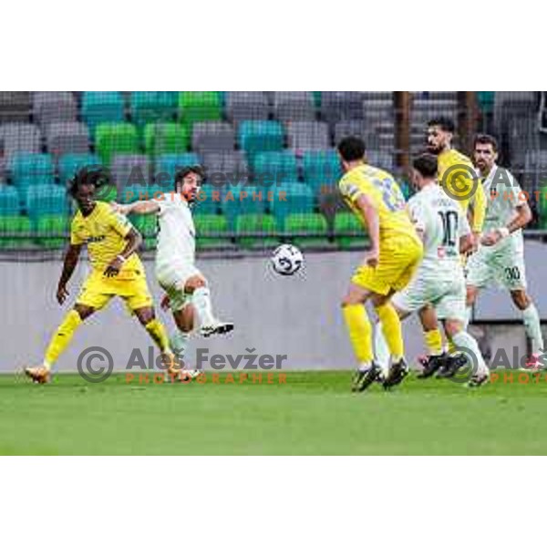 Diga in action during Slovenian basketball SuperCup between Cedevita Olimpija and Krka in Polzela, Slovenia on September 24, 2025