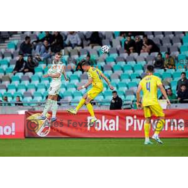 in action during Slovenian basketball SuperCup between Cedevita Olimpija and Krka in Polzela, Slovenia on September 24, 2025