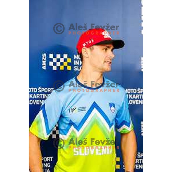 Tim Gajser at AMZS press conference before Motocross Nations Cup 2025 in Ljubljana, Slovenia on September 25, 2025