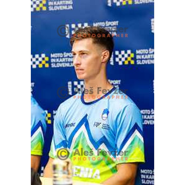 Jan Pancar at AMZS press conference before Motocross Nations Cup 2025 in Ljubljana, Slovenia on September 25, 2025