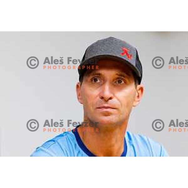 Saso Kragelj at AMZS press conference before Motocross Nations Cup 2025 in Ljubljana, Slovenia on September 25, 2025
