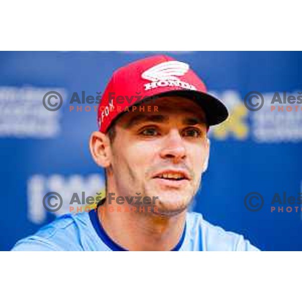 Tim Gajser at AMZS press conference before Motocross Nations Cup 2025 in Ljubljana, Slovenia on September 25, 2025