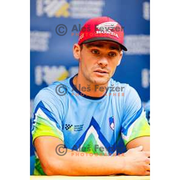 Tim Gajser at AMZS press conference before Motocross Nations Cup 2025 in Ljubljana, Slovenia on September 25, 2025
