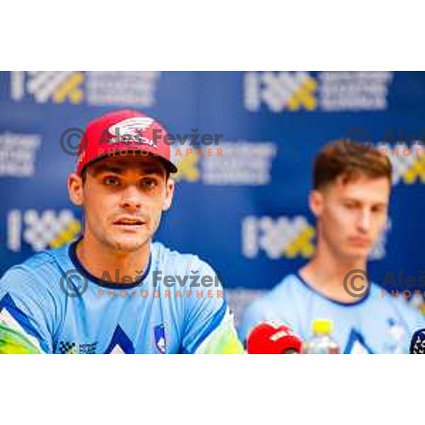 Tim Gajser at AMZS press conference before Motocross Nations Cup 2025 in Ljubljana, Slovenia on September 25, 2025