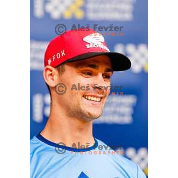 Tim Gajser at AMZS press conference before Motocross Nations Cup 2025 in Ljubljana, Slovenia on September 25, 2025