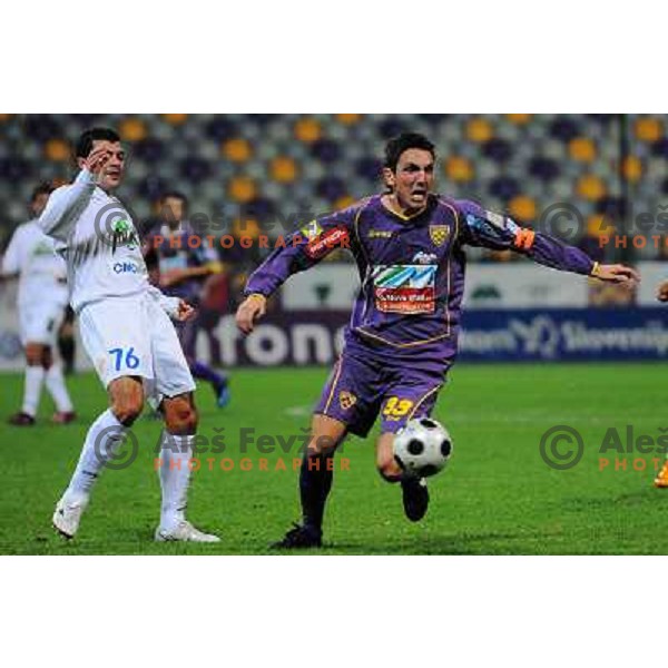 Pavlovic, Chacana at football match Maribor Pivovarna Lasko-Mik CM Celje, Prva liga Telekom Slovenije, played in Maribor 31.10.2008. Maribor won 2:1 