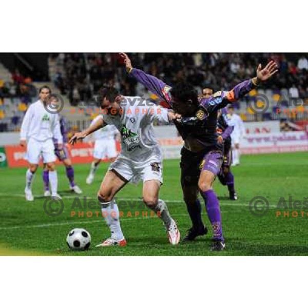 Pavlovic at football match Maribor Pivovarna Lasko-Mik CM Celje, Prva liga Telekom Slovenije, played in Maribor 31.10.2008. Maribor won 2:1 