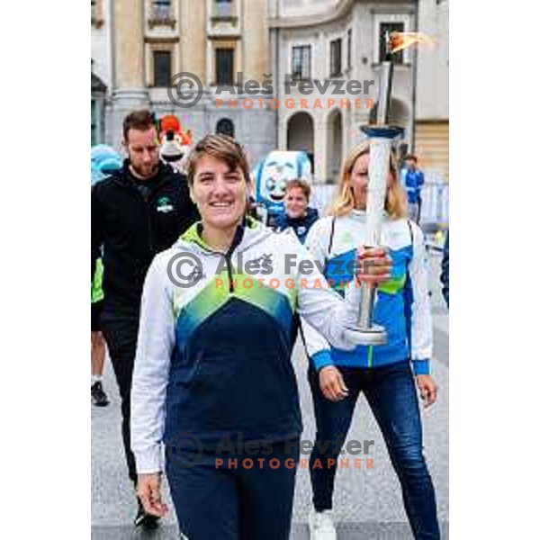 Andreja Leski at Olympic Festival in Ljubljana, Slovenia on September 13, 2025