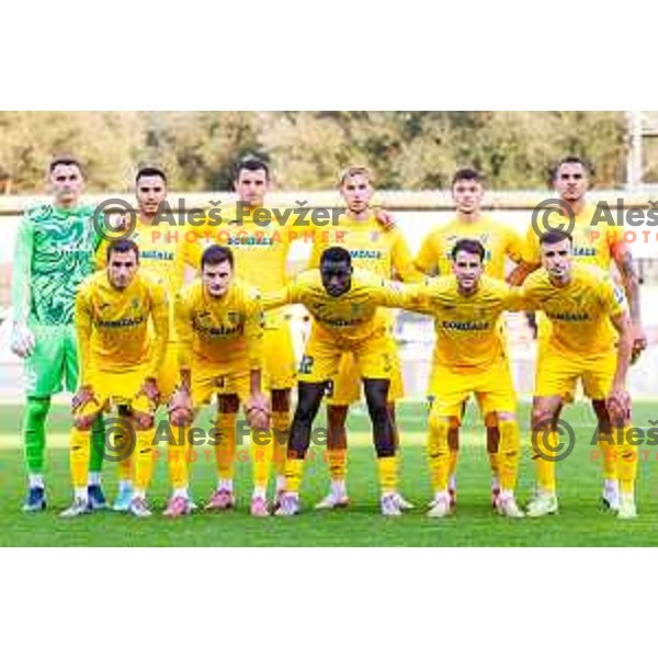in action during Prva liga Telemach 2025/2026 football match between Domzale and Primorje in Domzale, Slovenia on September 27, 2025