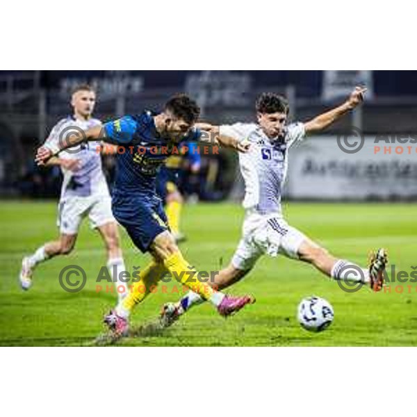 Nikita Iosifov in action during Prva liga Telemach 2025/26 football match between NK Celje and NK Maribor in Stadion z’dezele, Celje, Slovenia on September 27, 2025. Photo: Jure Banfi