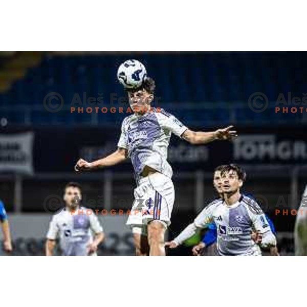 Nejc Viher in action during Prva liga Telemach 2025/26 football match between NK Celje and NK Maribor in Stadion z’dezele, Celje, Slovenia on September 27, 2025. Photo: Jure Banfi