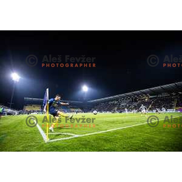 Mario Kvesic in action during Prva liga Telemach 2025/26 football match between NK Celje and NK Maribor in Stadion z’dezele, Celje, Slovenia on September 27, 2025. Photo: Jure Banfi