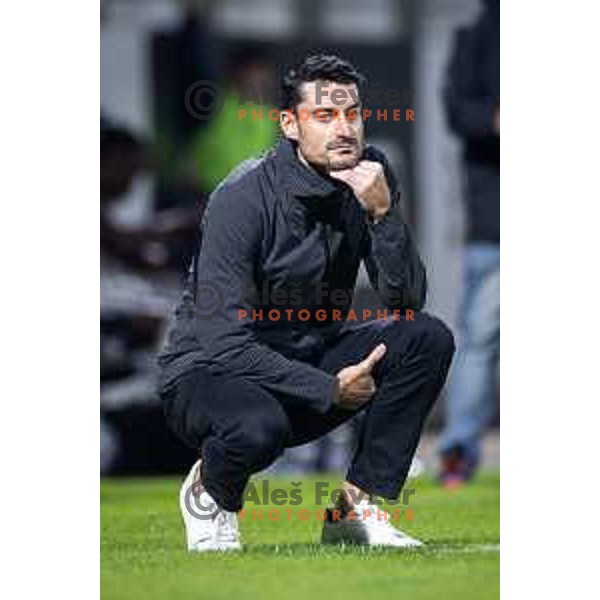 Albert Riera, head coach of NK Celje during Prva liga Telemach 2025/26 football match between NK Celje and NK Maribor in Stadion z’dezele, Celje, Slovenia on September 27, 2025. Photo: Jure Banfi