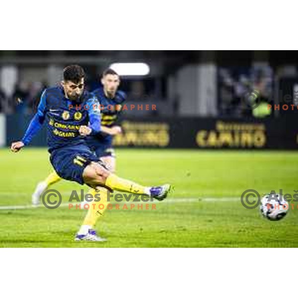 Milot Avdyli in action during Prva liga Telemach 2025/26 football match between NK Celje and NK Maribor in Stadion z’dezele, Celje, Slovenia on September 27, 2025. Photo: Jure Banfi