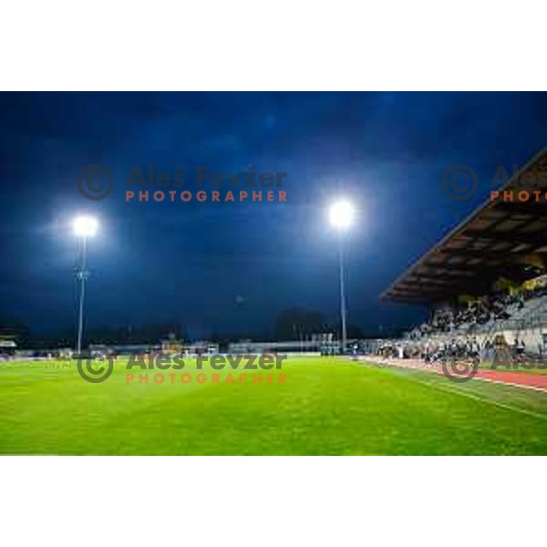in action during Prva liga Telemach 2025/2026 football match between Domzale and Primorje in Domzale, Slovenia on September 27, 2025