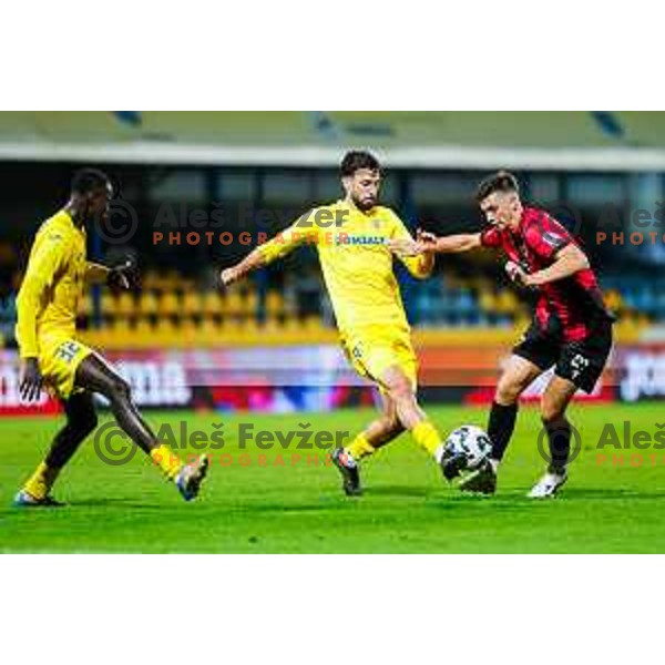 Nik Jermol during Prva liga Telemach 2025/2026 football match between Domzale and Primorje in Domzale, Slovenia on September 27, 2025