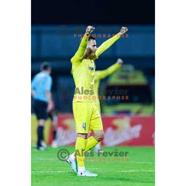 Niksa Vujcic during Prva liga Telemach 2025/2026 football match between Domzale and Primorje in Domzale, Slovenia on September 27, 2025