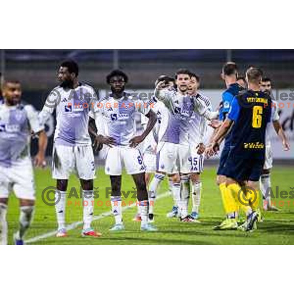 in action during Prva liga Telemach 2025/26 football match between NK Celje and NK Maribor in Stadion z’dezele, Celje, Slovenia on September 27, 2025. Photo: Jure Banfi