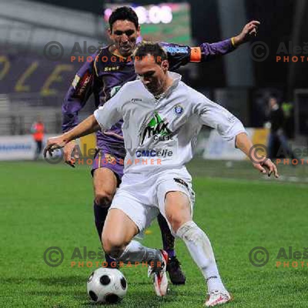 at football match Maribor Pivovarna Lasko-Mik CM Celje, Prva liga Telekom Slovenije, played in Maribor 31.10.2008. Maribor won 2:1 