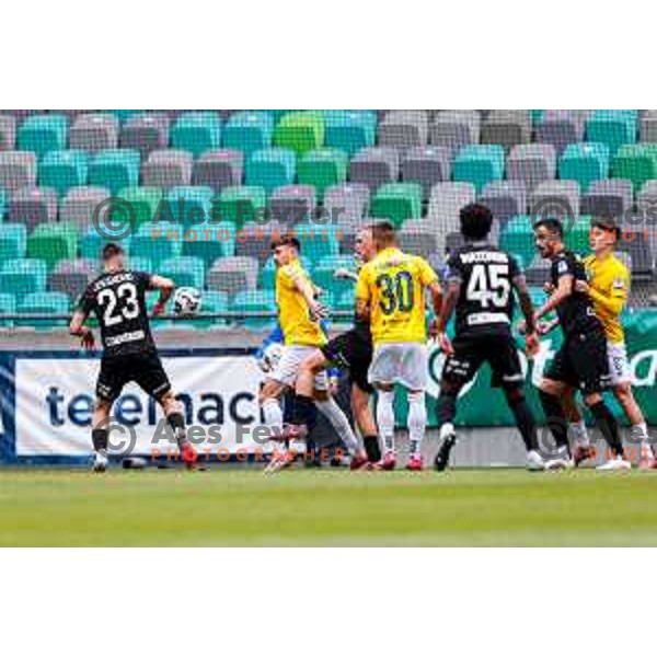 in action during Prva liga Telemach 2025/2026 football match between Bravo Big Bang and Koper in Ljubljana, Slovenia on September 28, 2025