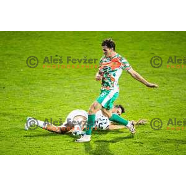 Marko Brest in action during Prva liga Telemach 2025/26 football match between NK Mura and NK Olimpija Ljubljana in Fazanerija, Murska Sobota, Slovenia on September 28, 2025. Photo: Jure Banfi