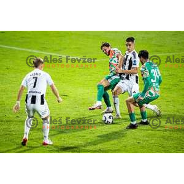 Borna Proleta in action during Prva liga Telemach 2025/26 football match between NK Mura and NK Olimpija Ljubljana in Fazanerija, Murska Sobota, Slovenia on September 28, 2025. Photo: Jure Banfi