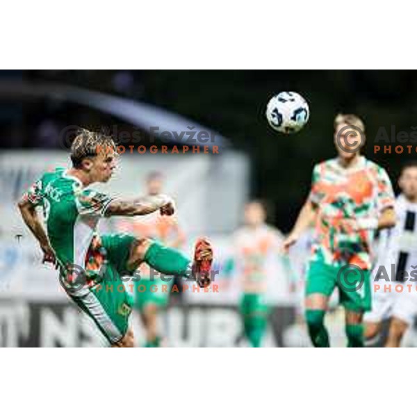 in action during Prva liga Telemach 2025/26 football match between NK Mura and NK Olimpija Ljubljana in Fazanerija, Murska Sobota, Slovenia on September 28, 2025. Photo: Jure Banfi