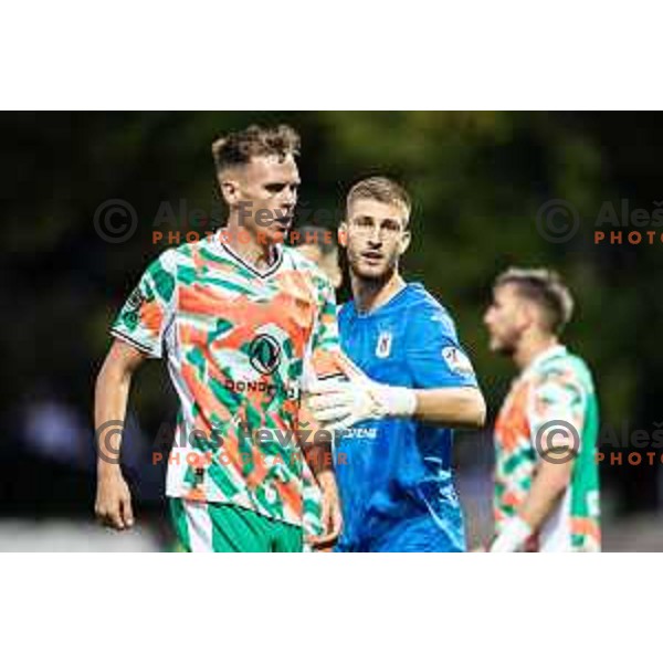 Matevz Dajcar in action during Prva liga Telemach 2025/26 football match between NK Mura and NK Olimpija Ljubljana in Fazanerija, Murska Sobota, Slovenia on September 28, 2025. Photo: Jure Banfi