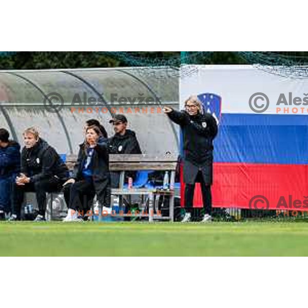 action during UEFA WU-15 Tournament between Slovenia and Hungary in Catez ob Savi, Slovenia on September 30, 2025
