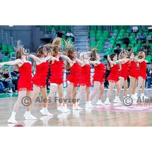 in action during BKT EuroCup 2025-2026 basketball match between Cedevita Olimpija (SLO) and Baxi Manresa (ESP) in SRC Stozice, Ljubljana, Slovenia on October 1, 2025