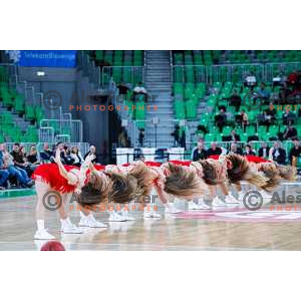in action during BKT EuroCup 2025-2026 basketball match between Cedevita Olimpija (SLO) and Baxi Manresa (ESP) in SRC Stozice, Ljubljana, Slovenia on October 1, 2025