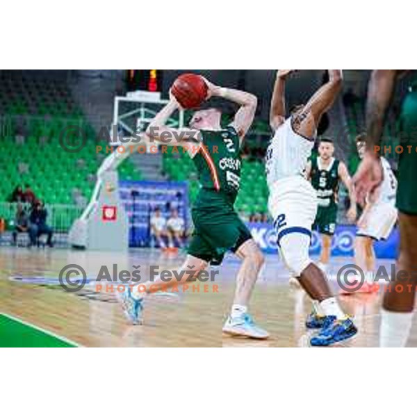 Joseph Girard III in action during BKT EuroCup 2025-2026 basketball match between Cedevita Olimpija (SLO) and Baxi Manresa (ESP) in SRC Stozice, Ljubljana, Slovenia on October 1, 2025