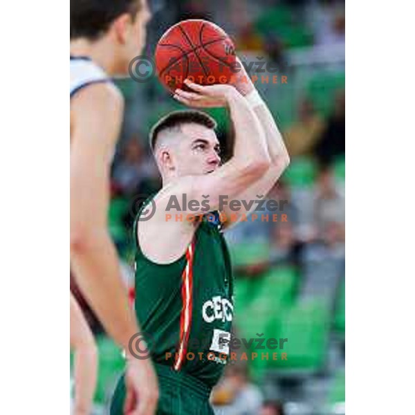 Joseph Girard III in action during BKT EuroCup 2025-2026 basketball match between Cedevita Olimpija (SLO) and Baxi Manresa (ESP) in SRC Stozice, Ljubljana, Slovenia on October 1, 2025
