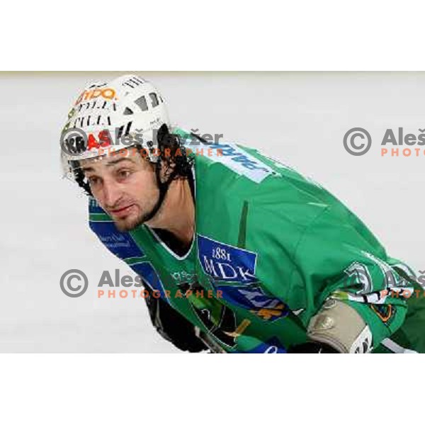Brendan Yarema at ice hockey match Tilia Olimpija- KAC in EBEL league, played in Hala Tivoli, Ljubljana 31.10.2008. Tilia Olimpija won 4:2 