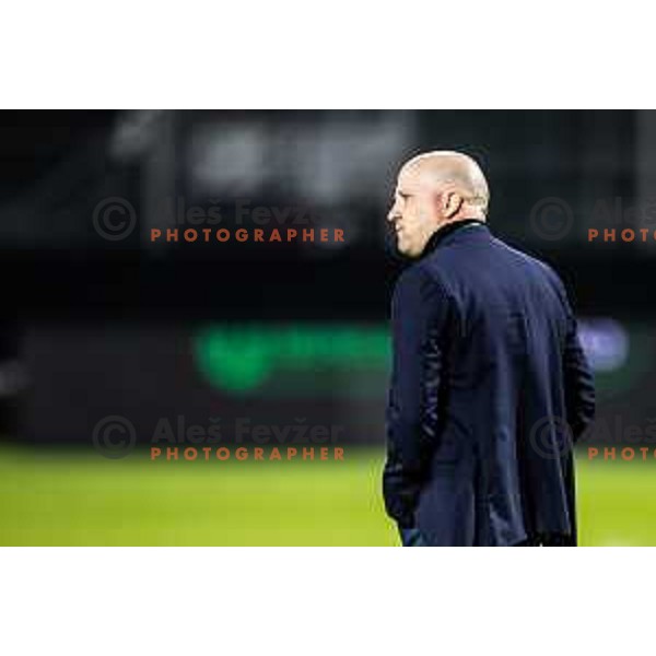 Marko Nikolic, head coach of AEK Athens during UEFA Conference League 2025/26 football match between NK Celje (SLO) and AEK Athens (GRE) in Stadion z’dezele, Celje, Slovenia on October 2, 2025. Photo: Jure Banfi